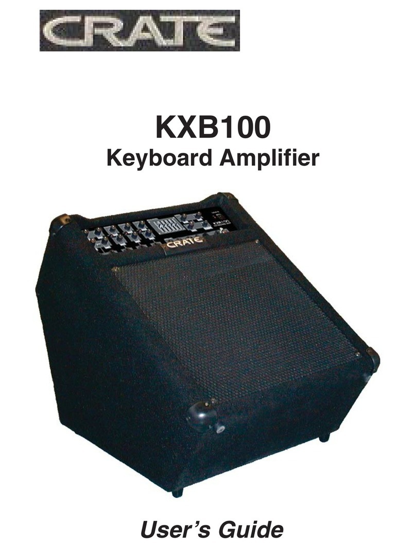 Crate KXB100 User manual