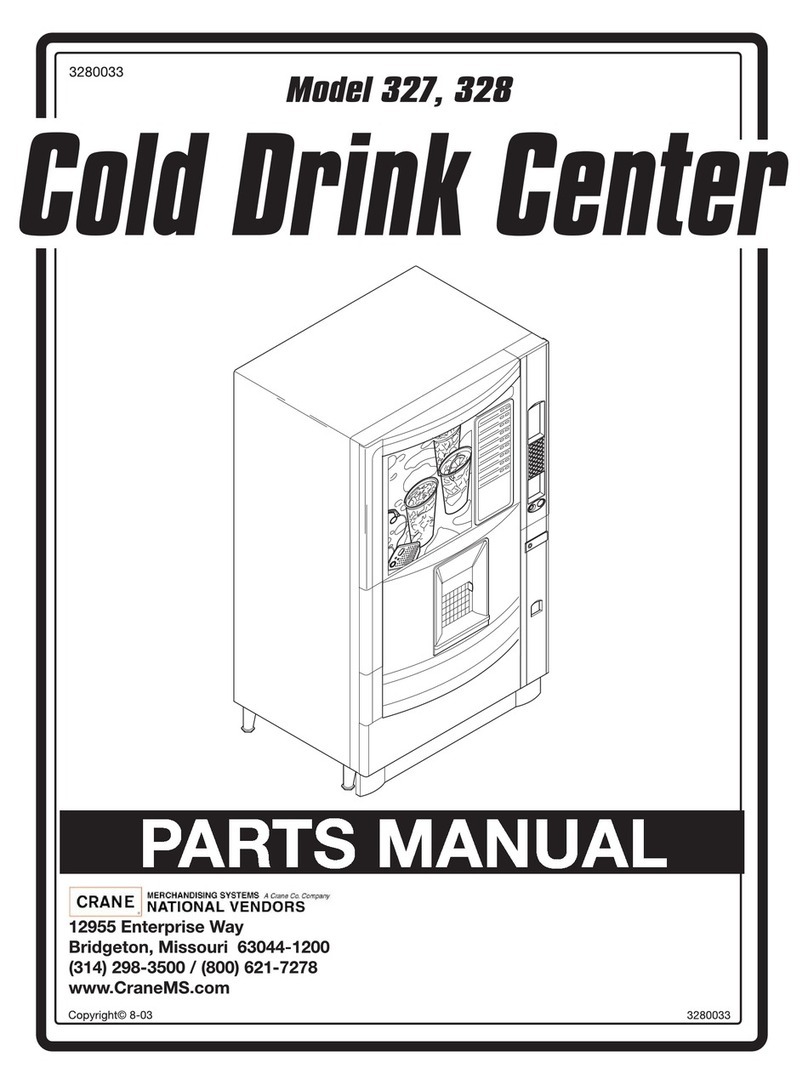 Crane Merchandising Systems 327 parts manual
