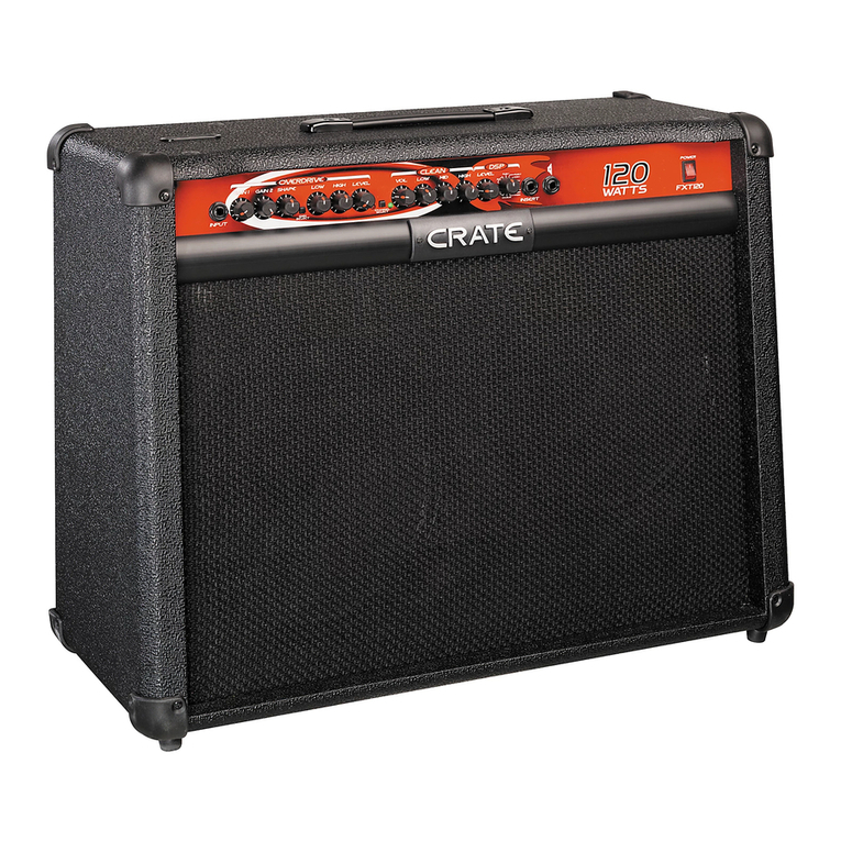 Crate fxt120 User manual