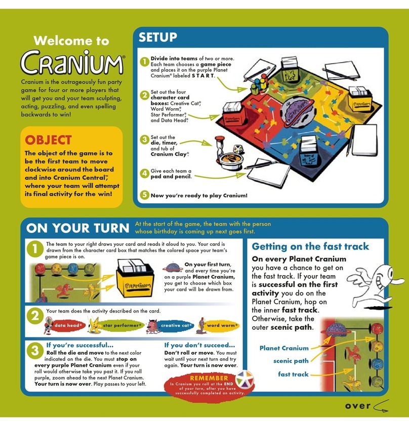 Cranium Tune Twister Games User manual Cranium Tune Twister Games User manual