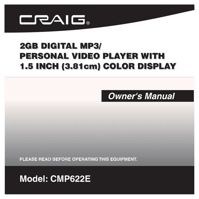 Craig CMP622E User manual