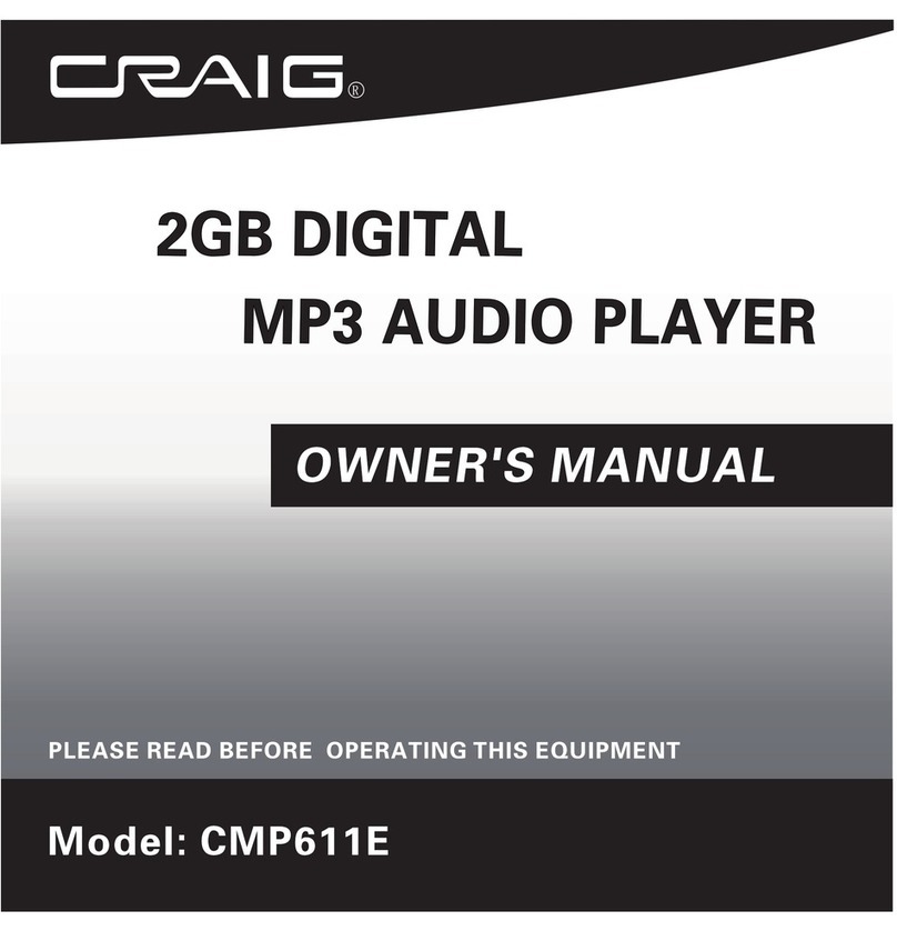 Craig CMP611E User manual
