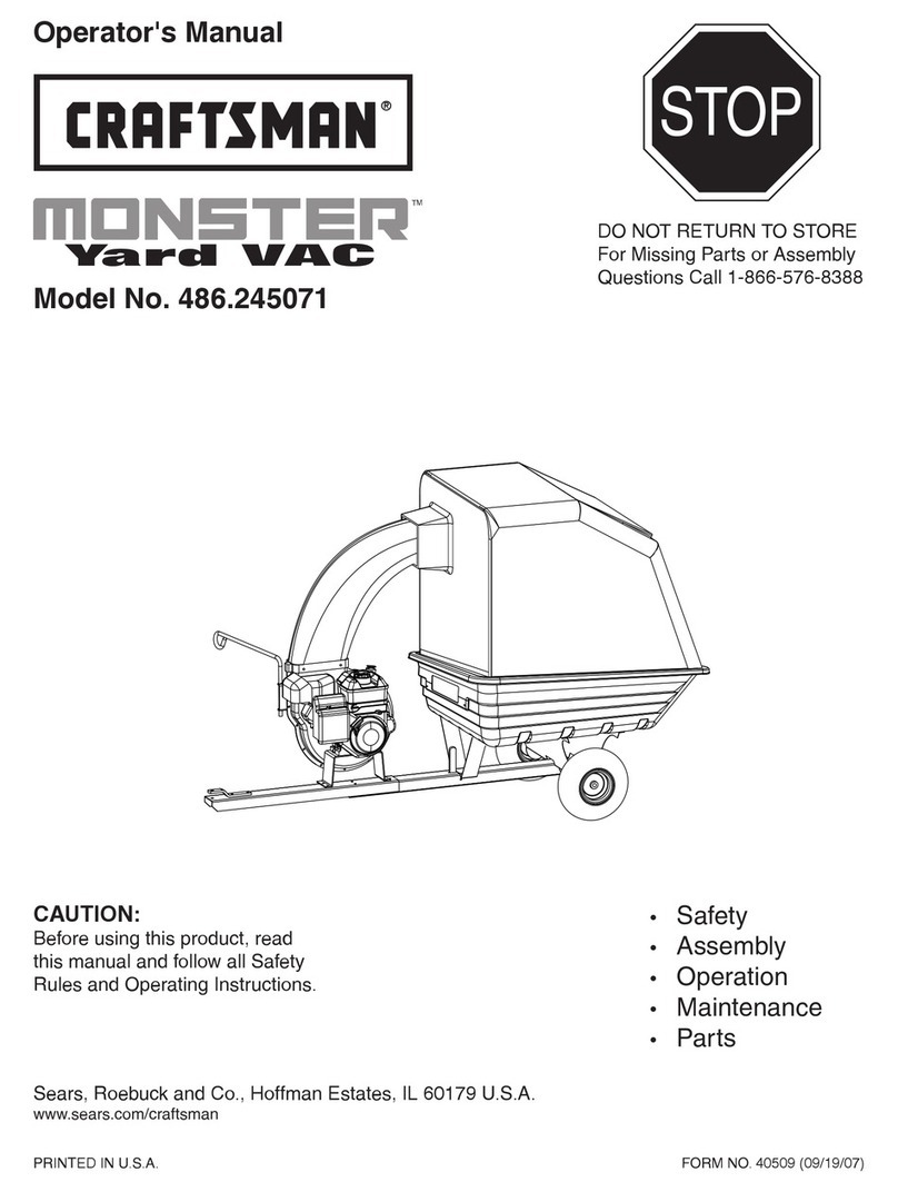 Craftsman MONSTER 486.245071 User manual