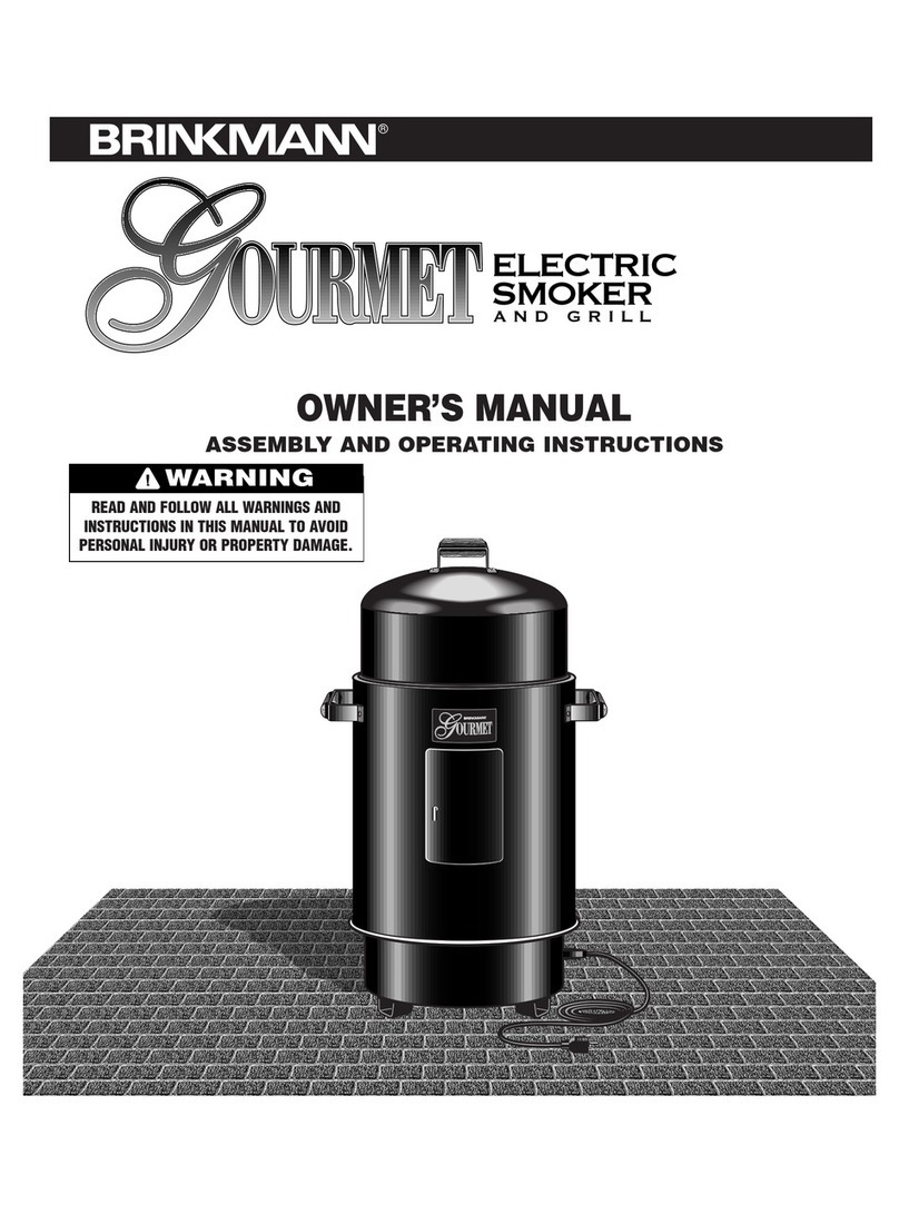 Brinkmann Electric Smoker User manual