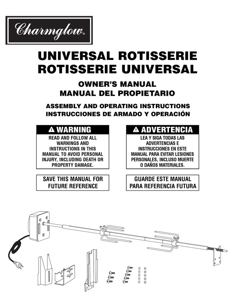 Charmglow Charmglow Universal Rotisserie owner's manual