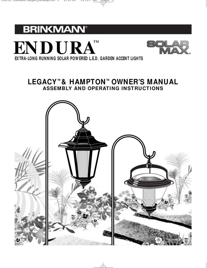 Brinkmann ENDURA User manual Brinkmann ENDURA User manual