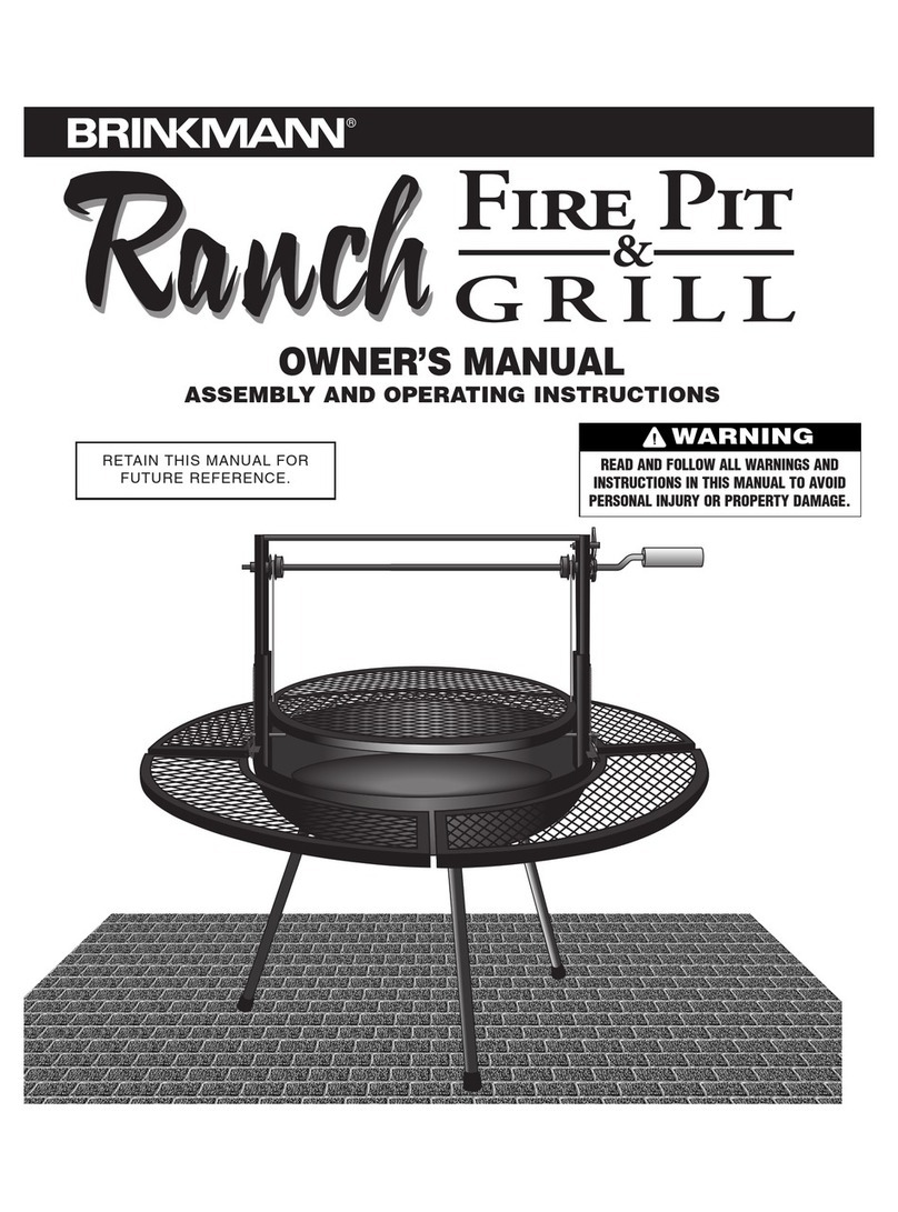 Brinkmann Ranch Fire Pit & Grill owner's manual