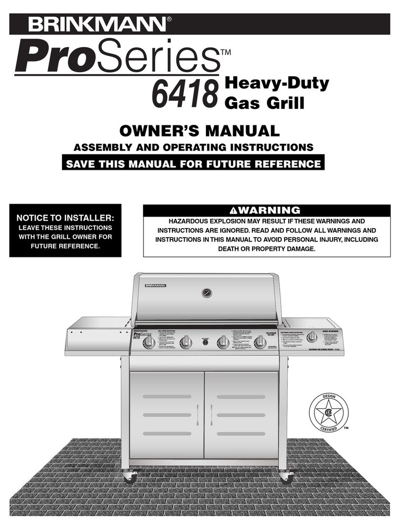 Brinkmann Pro Series 6418 User manual