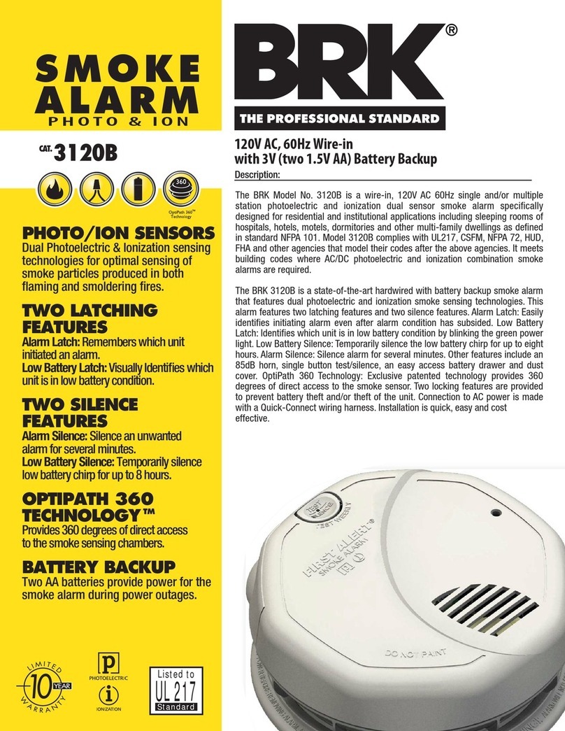 BRK electronic P H O T O & I O N 3120B Technical specifications