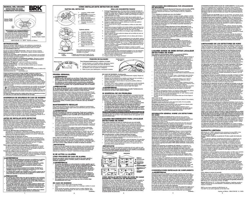 BRK electronic FG225 User guide