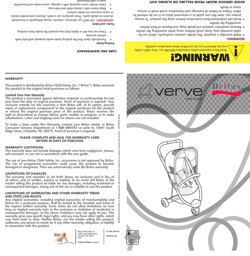Britax stoller User manual