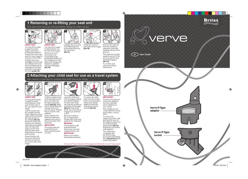 Britax Baby Seat Verve user guide
