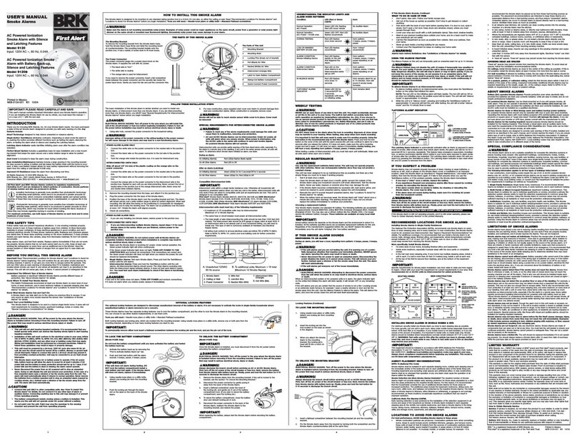 BRK electronic BRK Electronics User manual