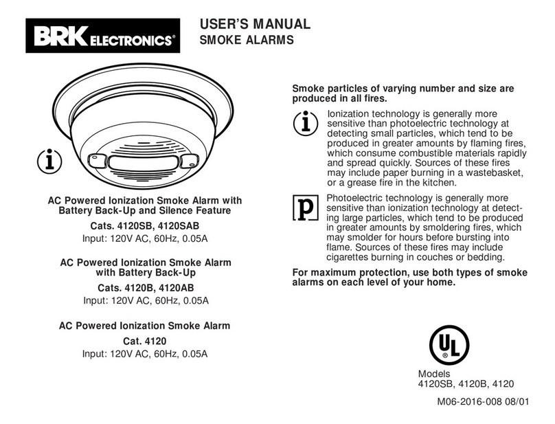BRK electronic 4120 AC User manual