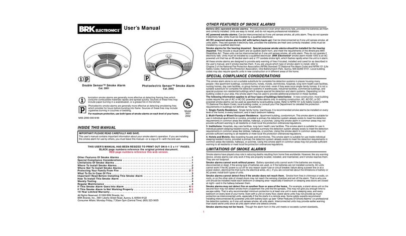 BRK electronic 2002 User manual