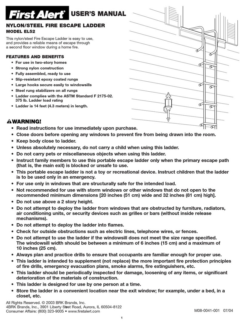 First Alert EL52 user manual
