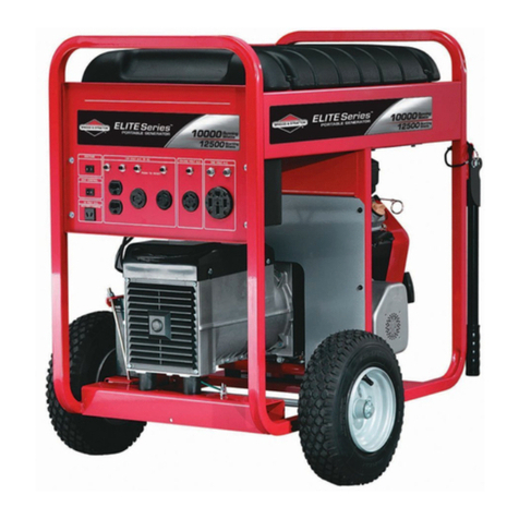 Briggs & Stratton Elite 09801-9 Operator's manual