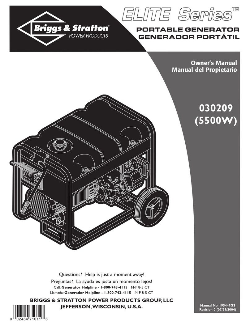 Briggs & Stratton ELITE 030210 User manual