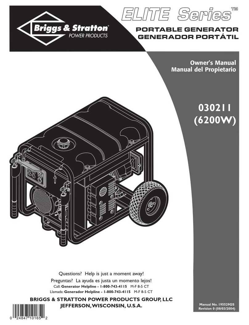 Briggs & Stratton Elite 030211 owner's manual