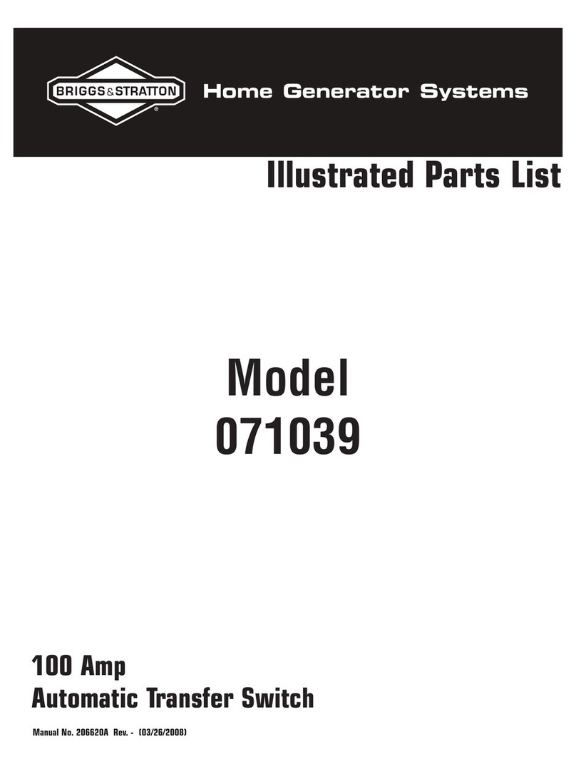 Briggs & Stratton 71039 Setup guide