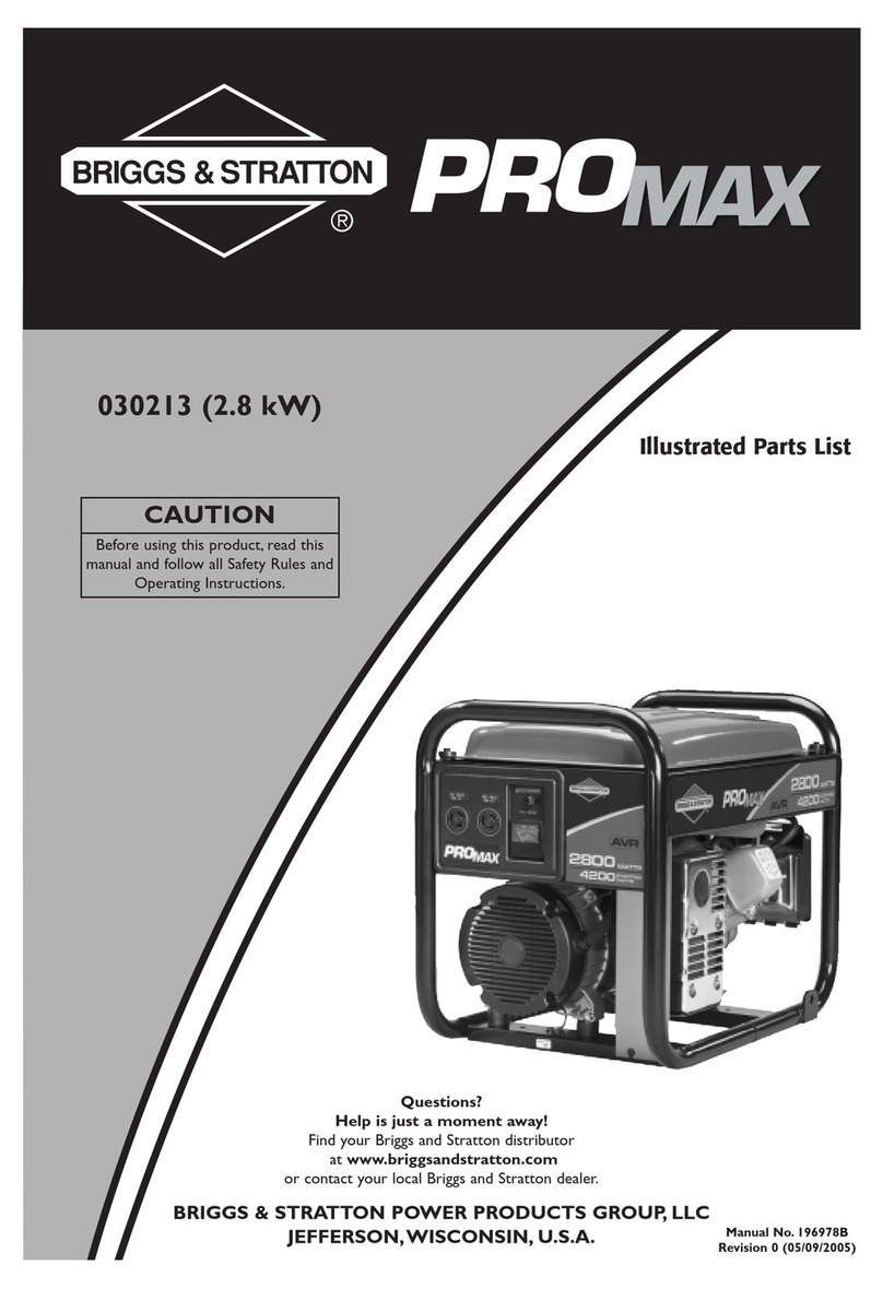 Briggs & Stratton 30213 User manual