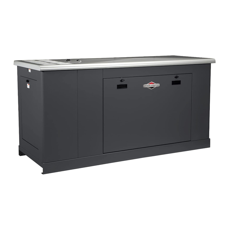 Briggs & Stratton Liquid-Cooled Home Generator System User manual