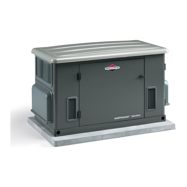 Briggs & Stratton Home Generator Operator's manual