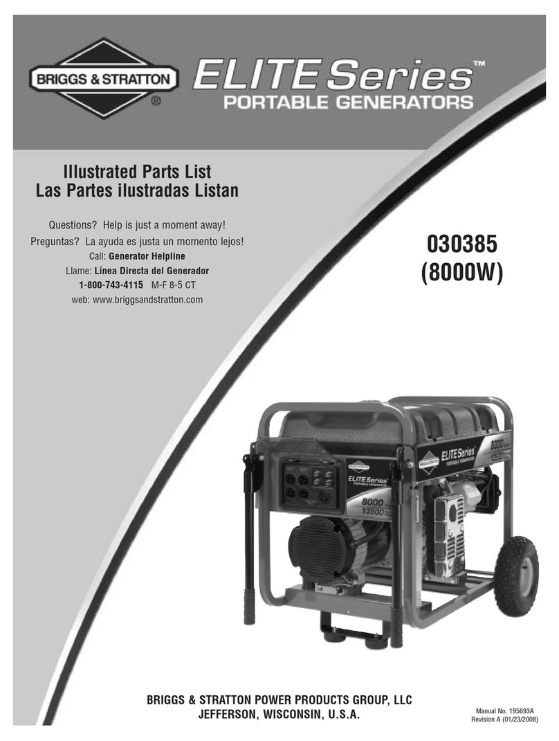 Briggs & Stratton 30385 Setup guide