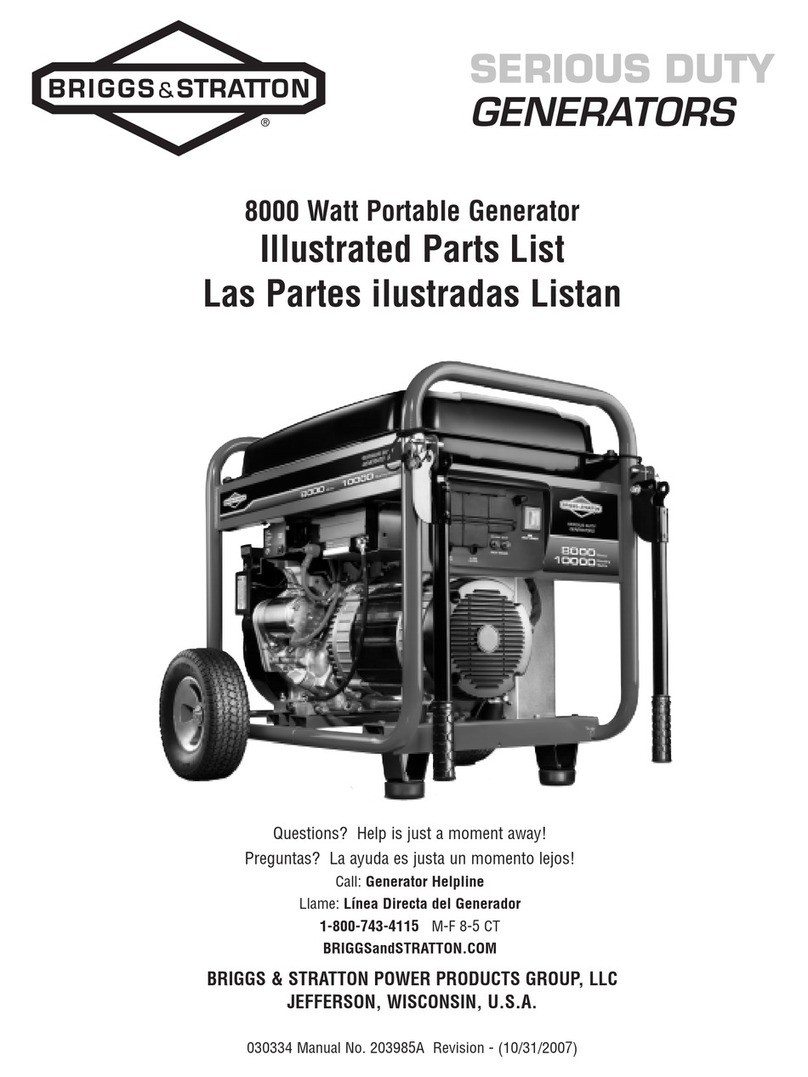 Briggs & Stratton 30334 Setup guide Briggs & Stratton 30334 Setup guide