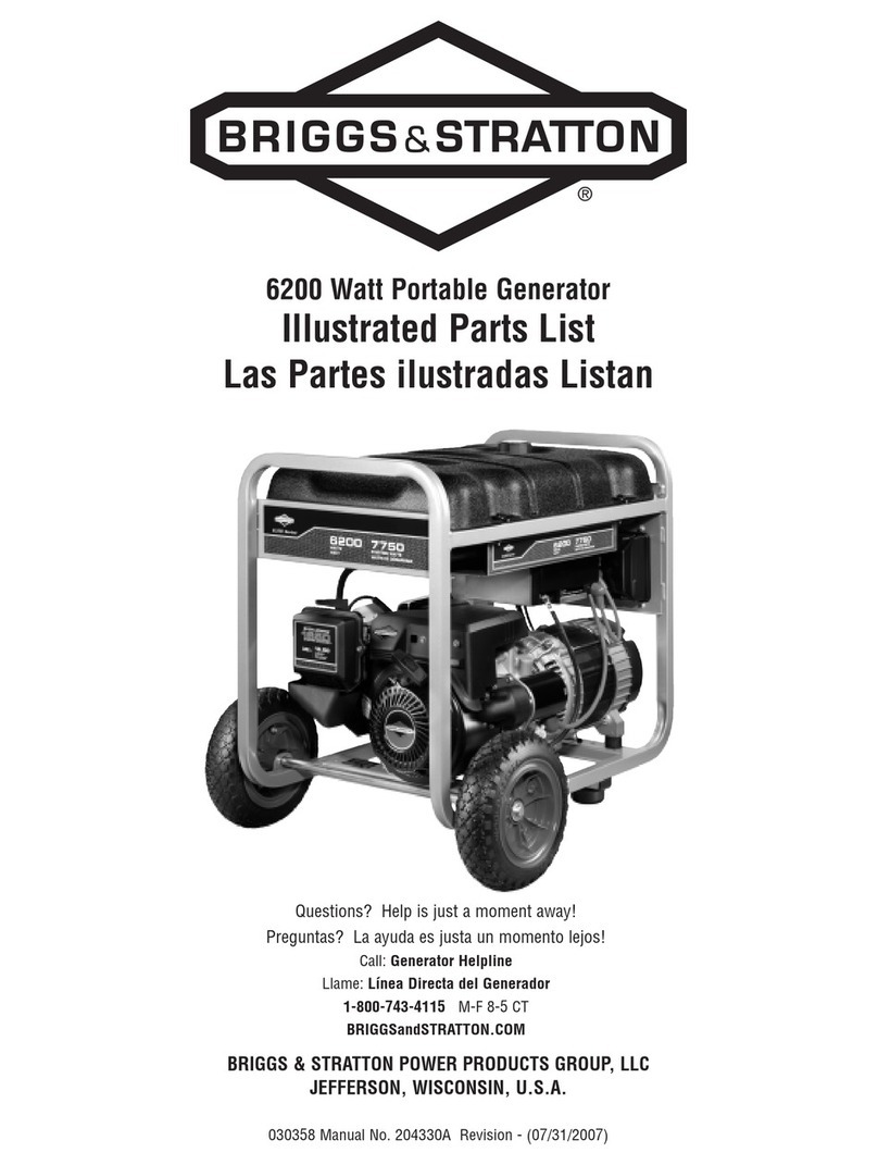 Briggs & Stratton 30358 Setup guide