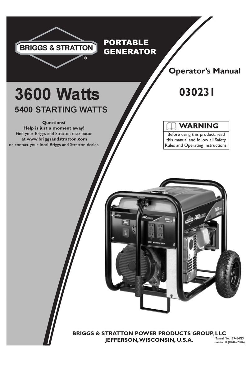 Briggs & Stratton 30231 User manual