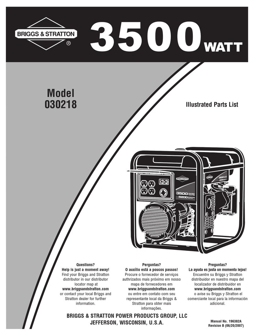 Briggs & Stratton 30218 Setup guide Briggs & Stratton 30218 Setup guide
