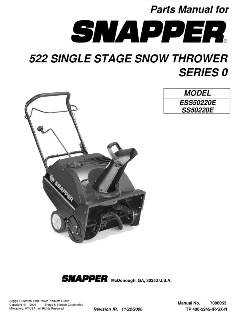Snapper ESS50220E (7800083), SS50220E User manual