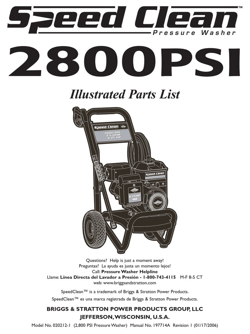 Briggs & Stratton Speed Clean 020212-1 Setup guide