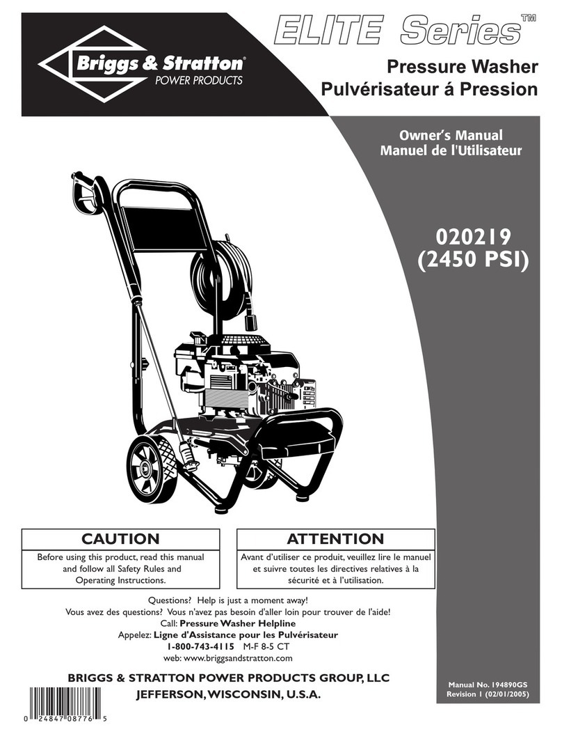 Briggs & Stratton Elite 020219 User manual