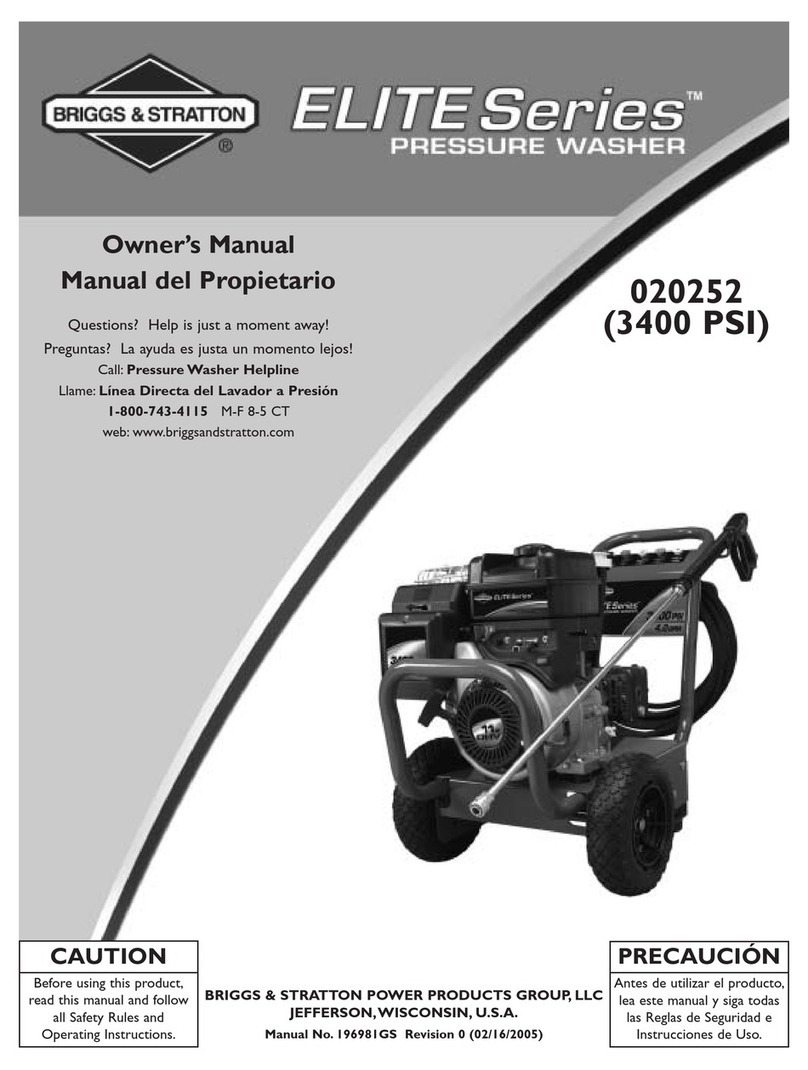 Briggs & Stratton Elite 020252 User manual