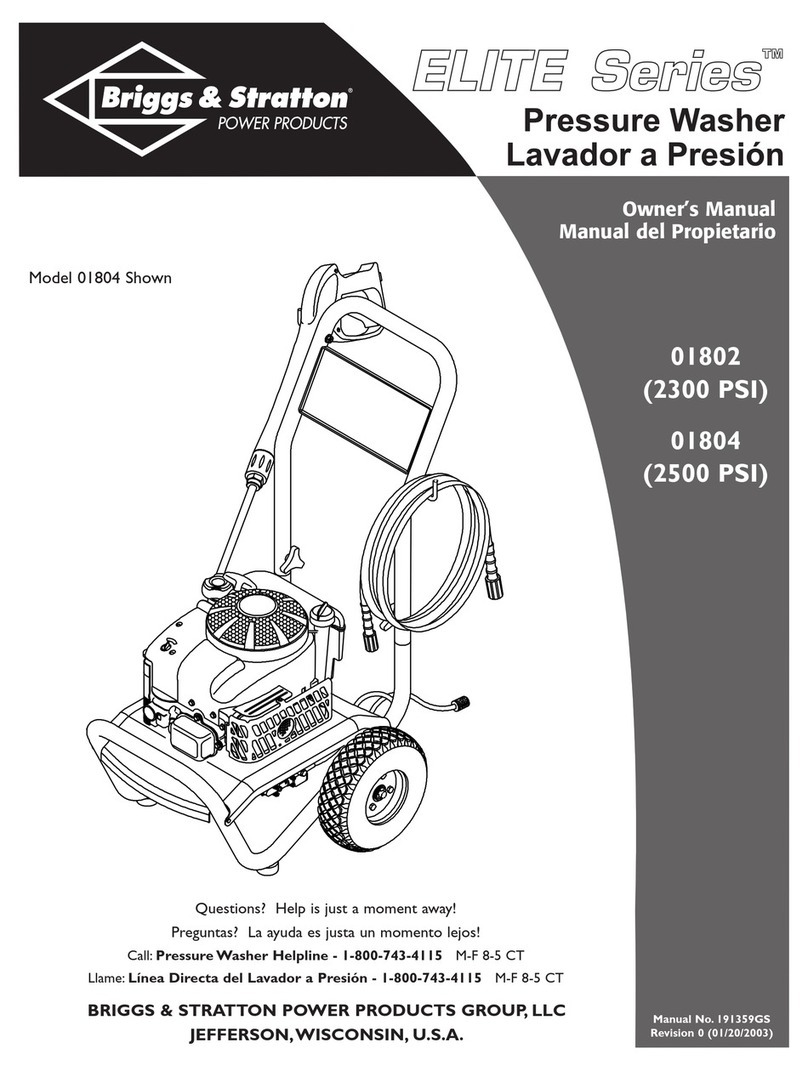 Briggs & Stratton Elite 01802 owner's manual