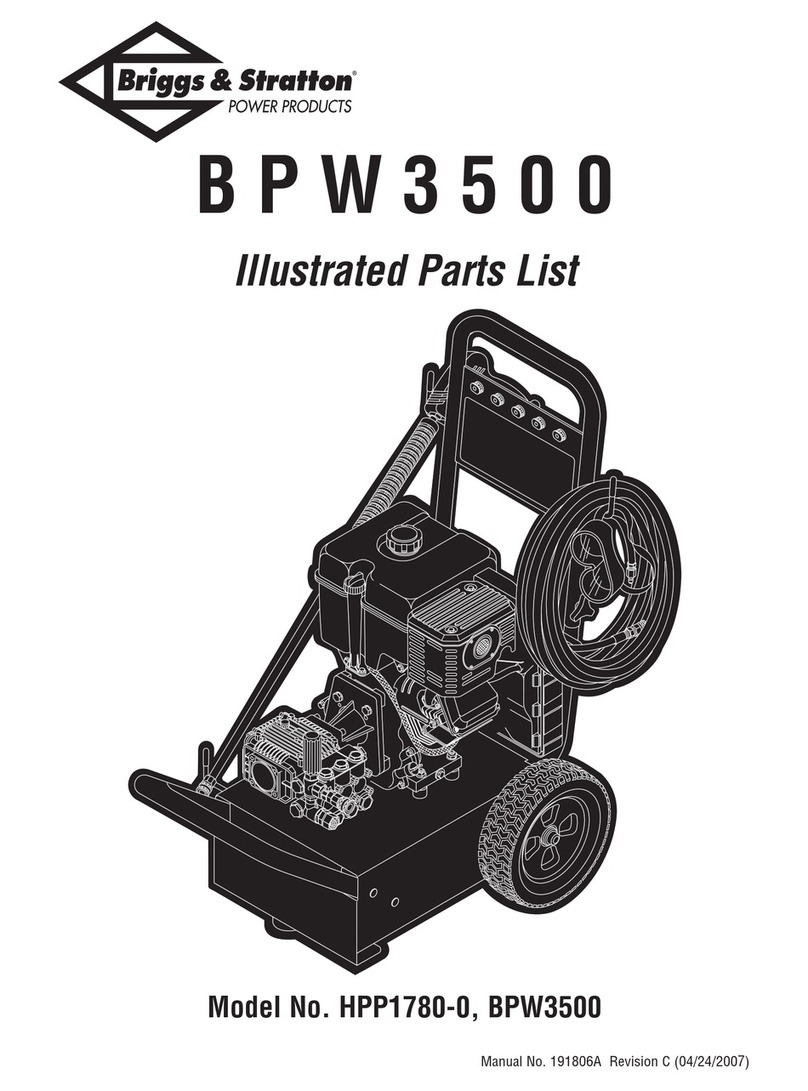 Briggs & Stratton BPW3500 Setup guide Briggs & Stratton BPW3500 Setup guide