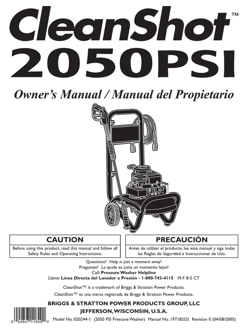 Briggs & Stratton CleanShot 020244-0 User manual