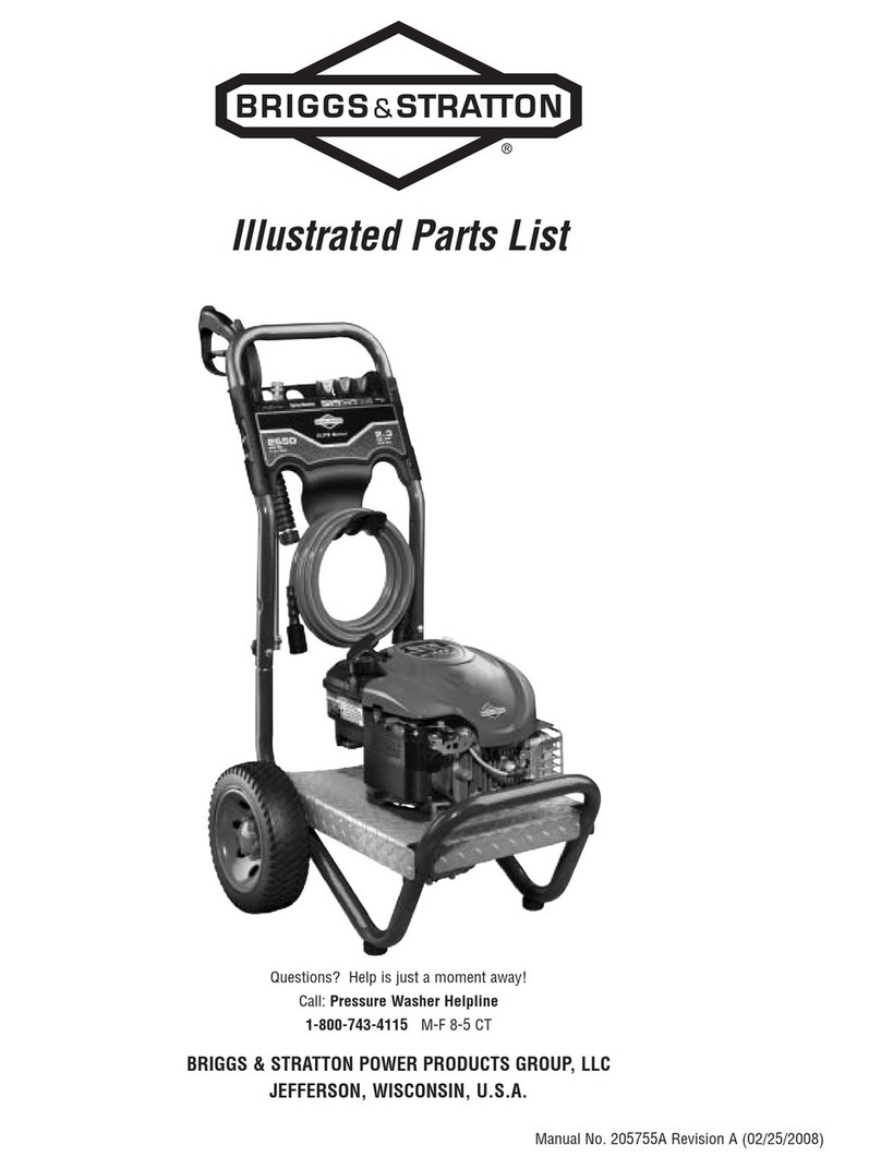 Briggs & Stratton 20273 Illustrated parts list