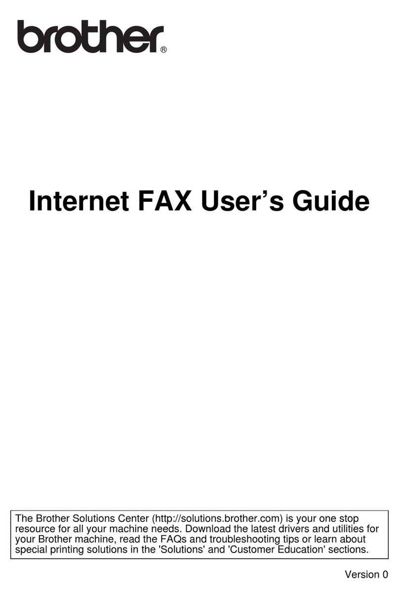 Brother Fax User manual