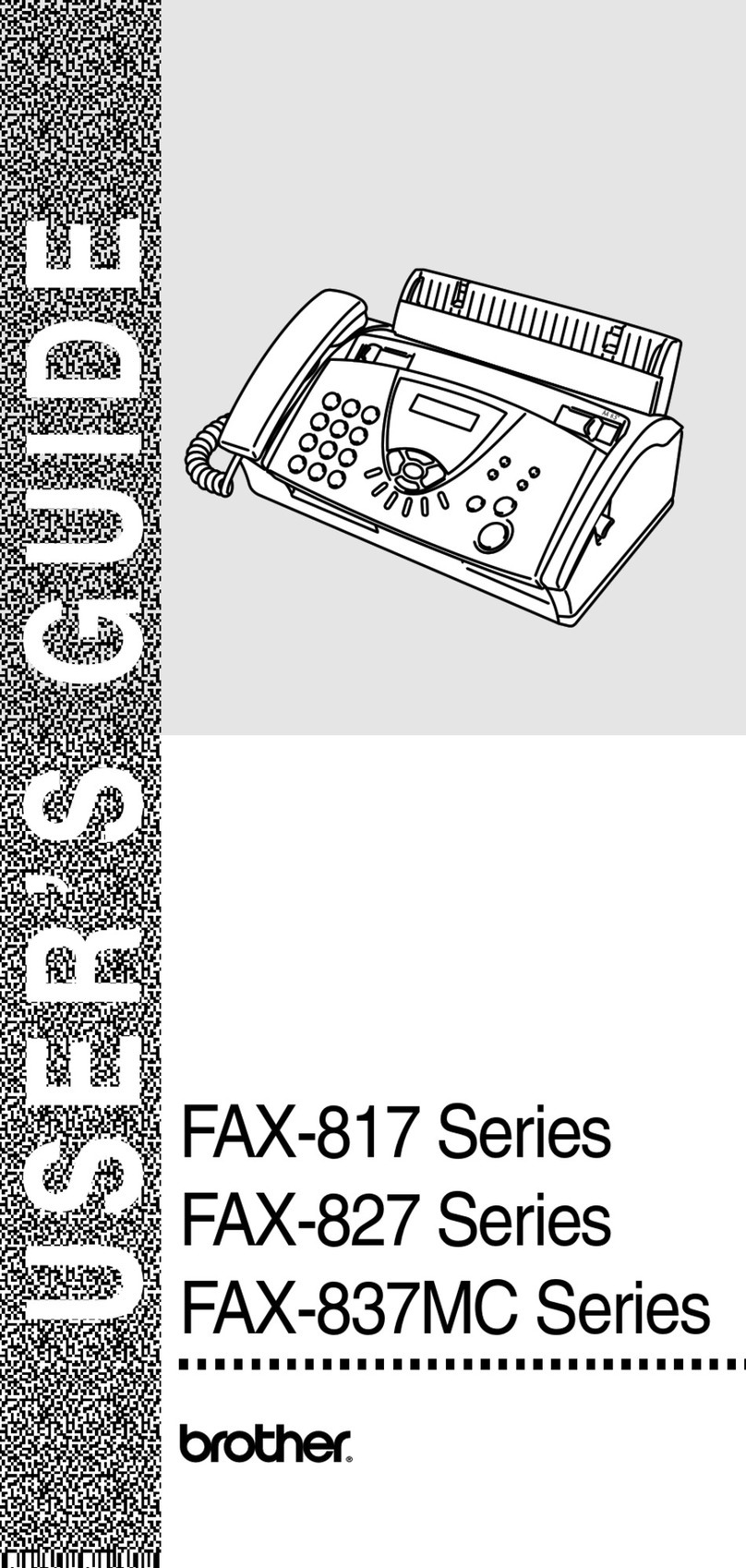 Brother FAX-817 Series User manual