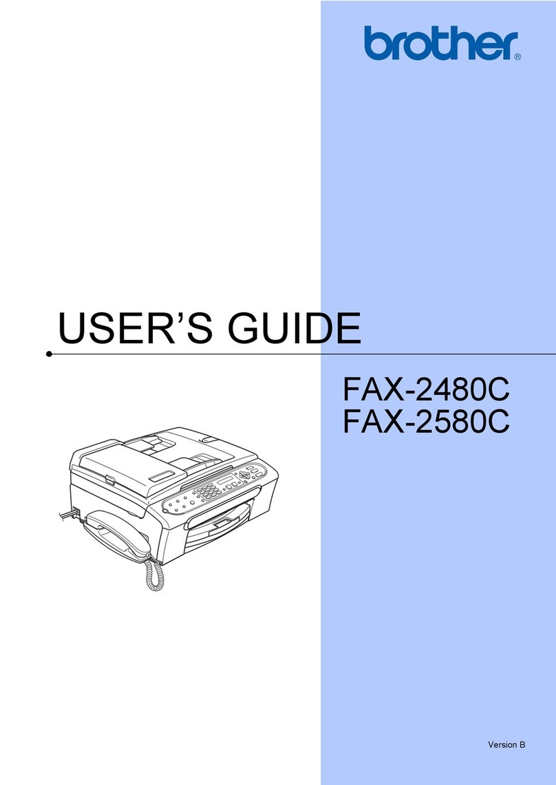 Brother FAX-2480C User manual