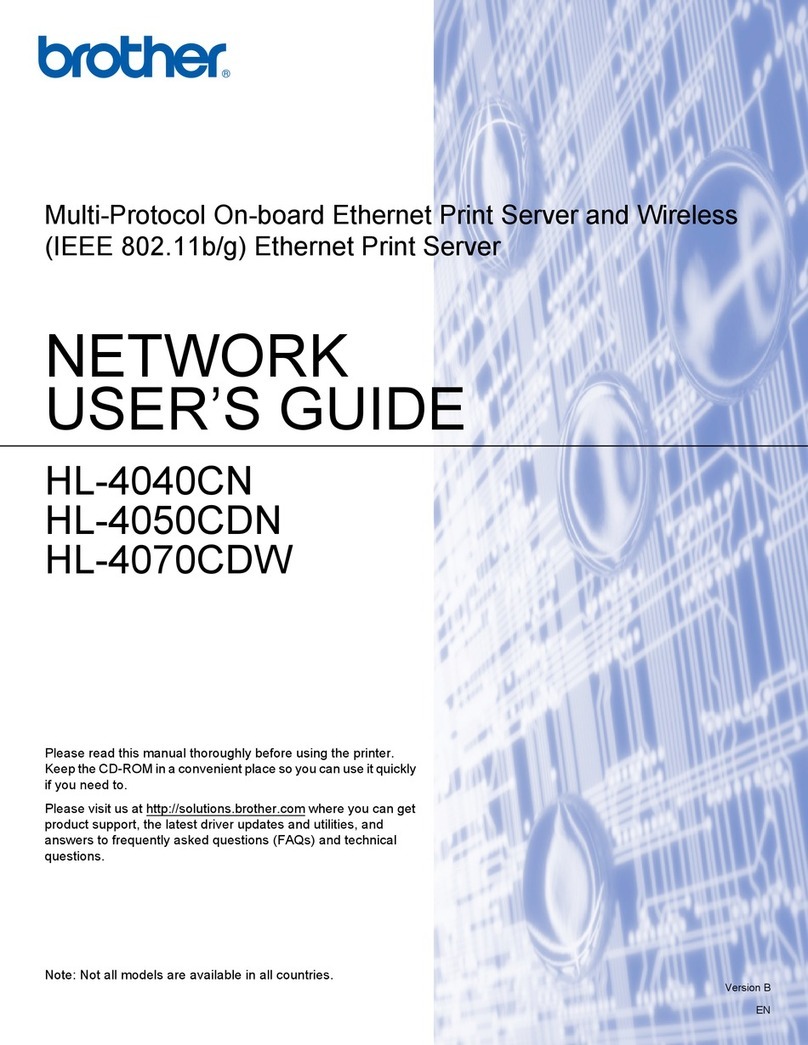 Brother HL-4050CDN Installation instructions