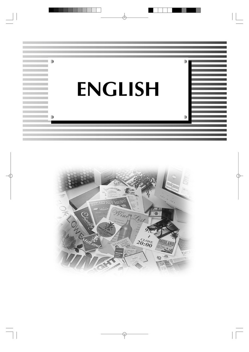 Brother LX-1200 User manual