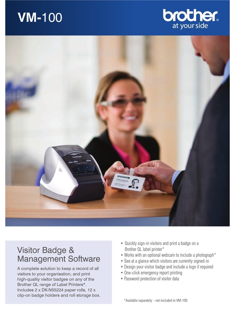 Brother VM-100 User manual