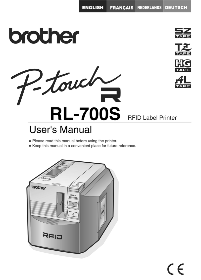 Brother P-touch RL-700S user manual