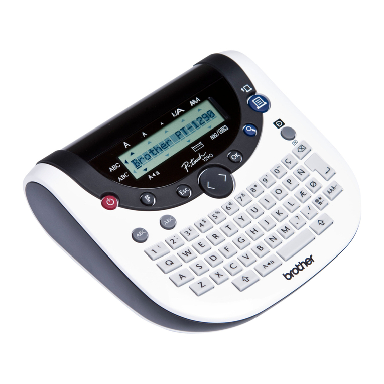 Brother P-touch PT-1290 user guide