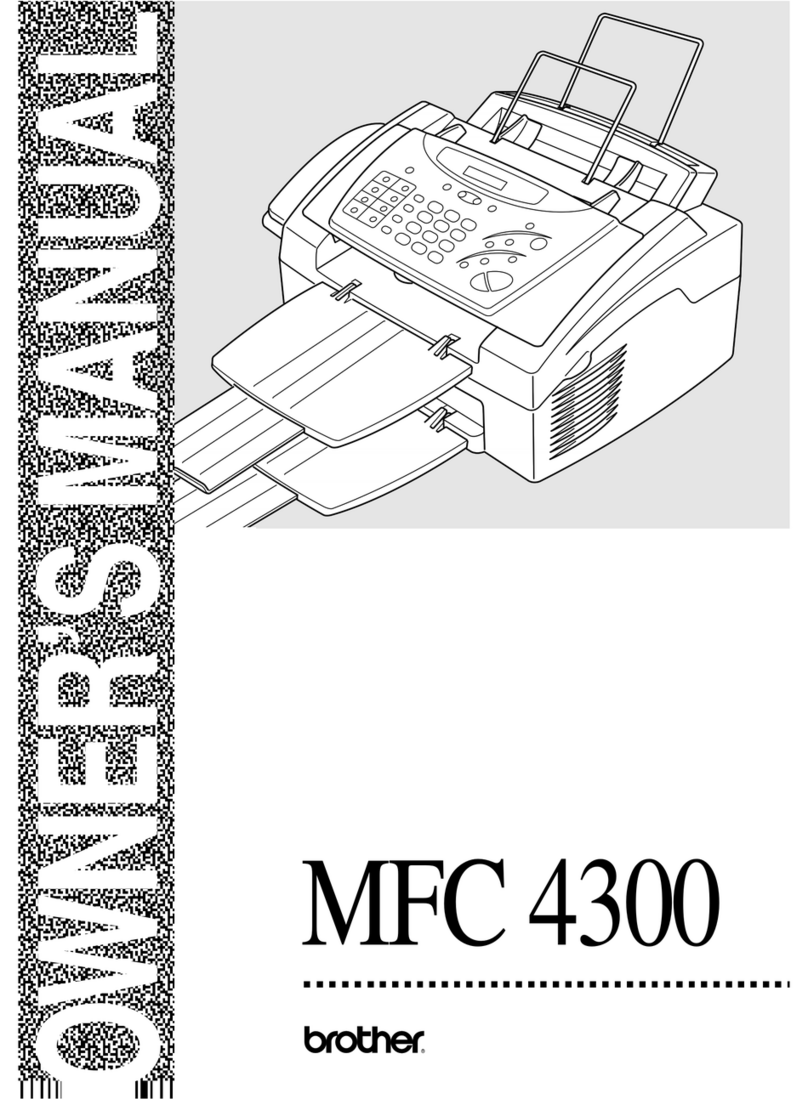 Brother MFC 4300 owner's manual