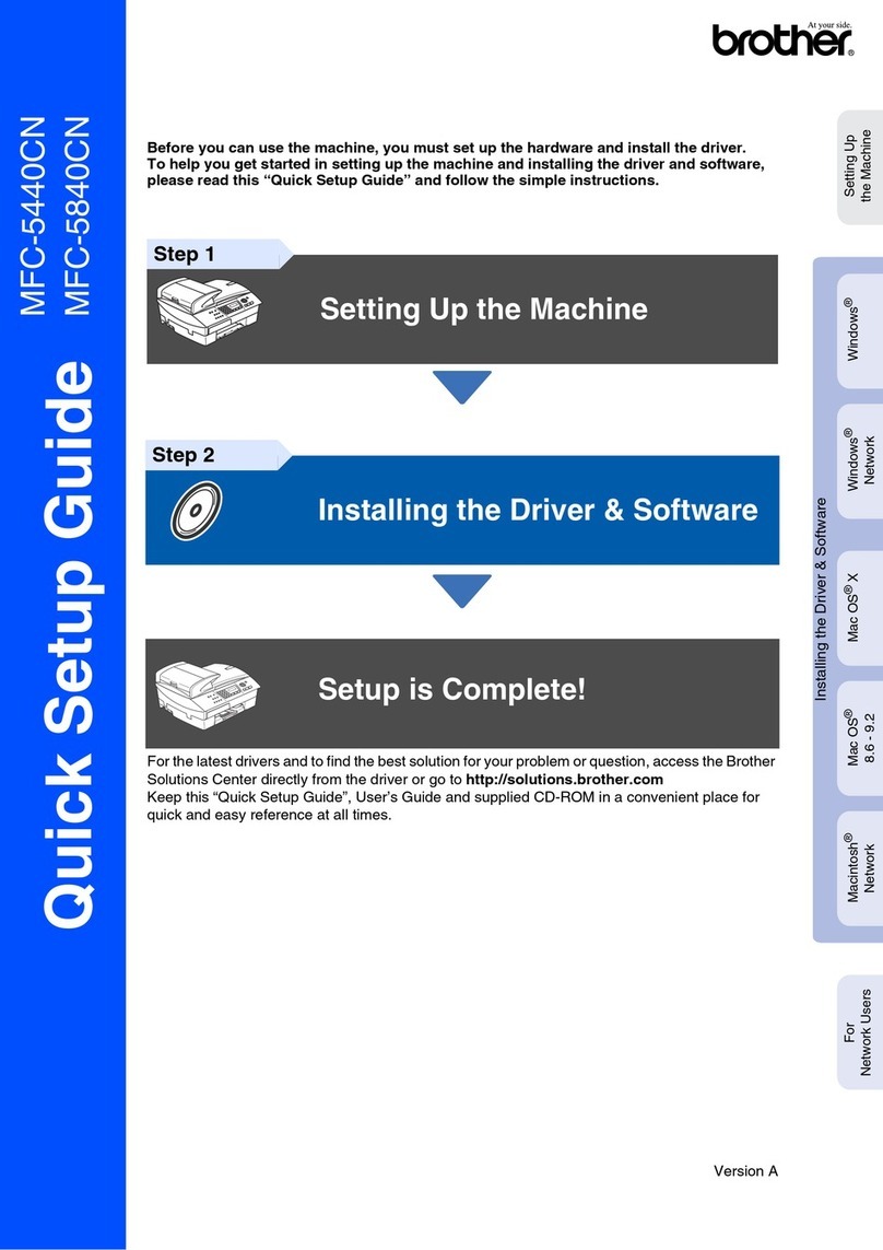 Brother MFC MFC-5440CN User manual